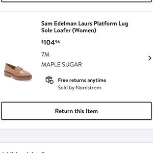 SAM EDELMAN LOAFER